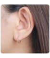 Gold Plated Stylish Hoop Earring HO-86-GP